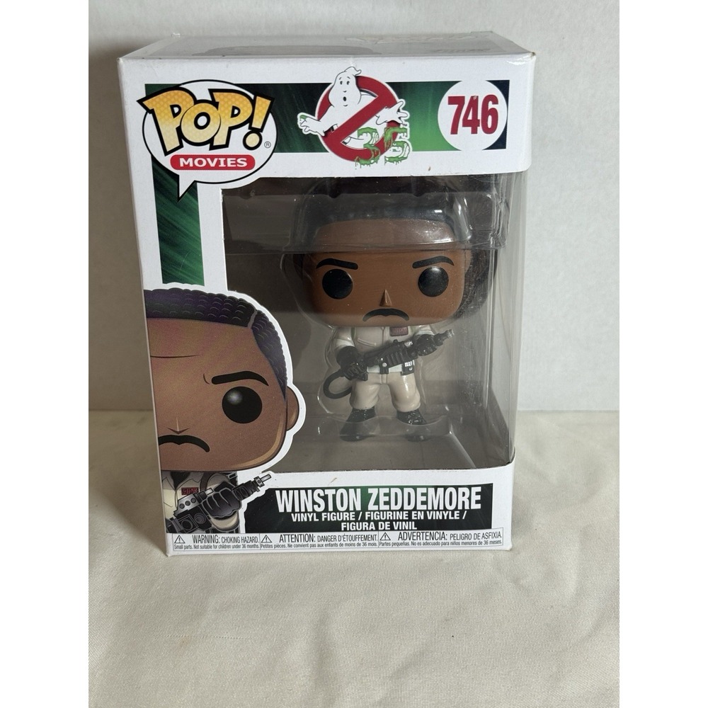 New Funko POP Winston‎ Zeddemore #746 Vinyl Figure Ghostbusters 35 Years